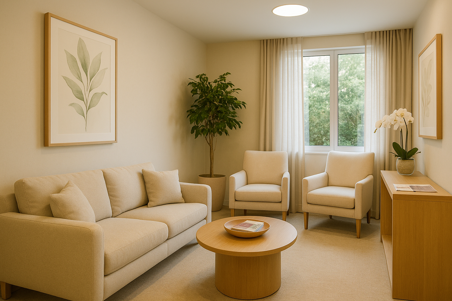 Recepção do consultório